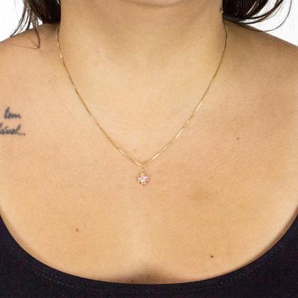 Imagem de Pingente Ouro 18k Trevo c/ Zircônia RP-166P