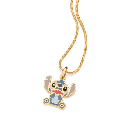 Imagem de Pingente rommanel banhado ouro 3x 24k 18k e 22k infantil unissex disney stitch 542863