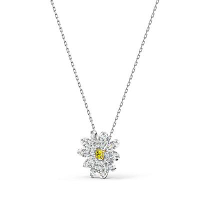 Pingente Swarovski Flor Eterna - Amarelo - Para Mulheres Imagem de Pingente Swarovski Flor Eterna - Amarelo - Para Mulheres