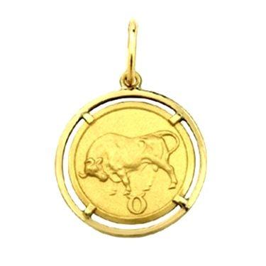 Imagem de Pingente Touro Signos Com Aro em Ouro 18K K150