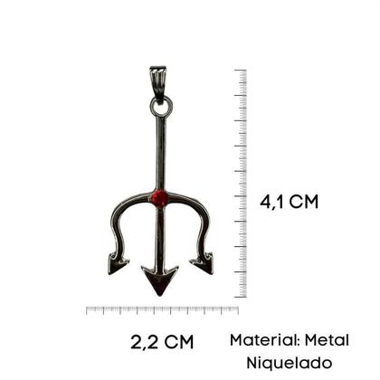 Imagem de Pingente Tridente Pomba Gira Em Metal - Escolha A Cor