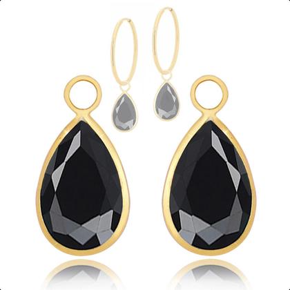 Imagem de Pingentes para Brincos em Ouro 18k Gota 8mm