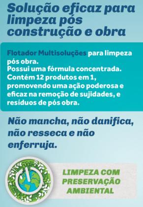 Imagem de Pingo Mágico F12 Pós Obra 5L Limpa Porcelanato Rejunte Cola em Vidros Janelas Cimento