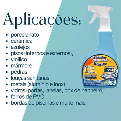 Imagem de Pingo Mágico F12 Pós Obra Limpa Porcelanato - Kit 3 Uni