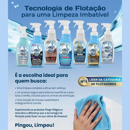 Imagem de Pingo Magico Gold 1L + Pingo Magico Limpa Vidros Toque Final 500ML - Secagem Ultra Rápida