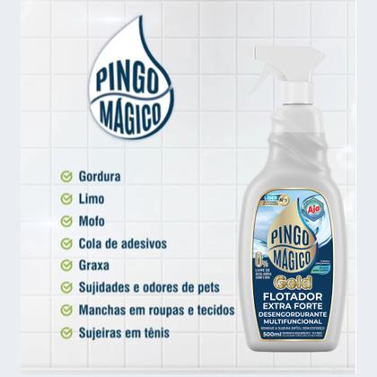 Imagem de Pingo Mágico Gold Premiun Flotador 500ml - Kit 2 Uni