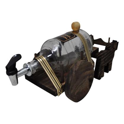 Imagem de Pingometro Carroça de Boi Dosador 1lt Mdf Madeira