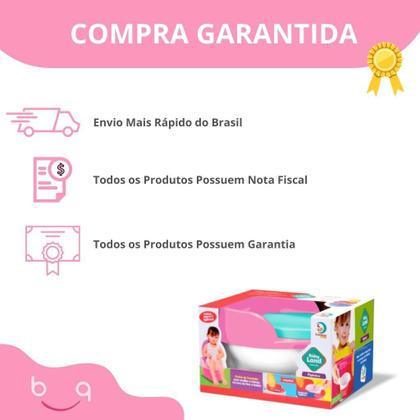 Imagem de Pinicio troninho 2 em 1 baby land rosa com assento removivel