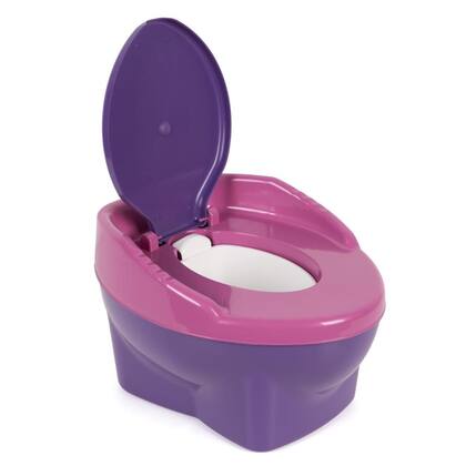 Imagem de Pinico Infantil Troninho Desfralde Privadinha Rosa e Roxo Menina