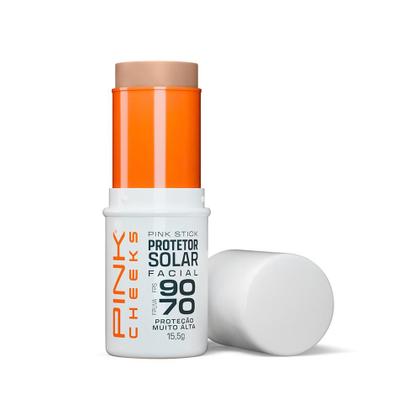 Imagem de Pink Cheeks Pink Stick FPS 90 FPUVA 70 21Km Protetor Solar Facial com Cor 14g