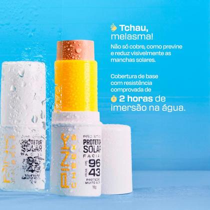 Imagem de Pink Cheeks Pro Stick FPS 96 FPUVA 43 Pro30 Protetor Solar Facial com Cor 14g