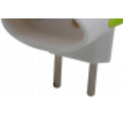 Imagem de Pino 3 Saidas 2 Polos Daneva ''T'' Branco Dn1511 - Kit C/12