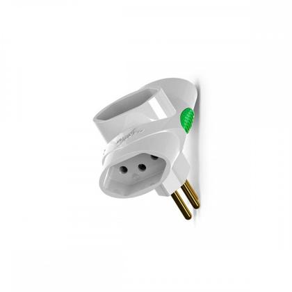 Imagem de Pino 3 Saidas 2 Polos+Terra Daneva Branco Dn1676 - Kit C/12