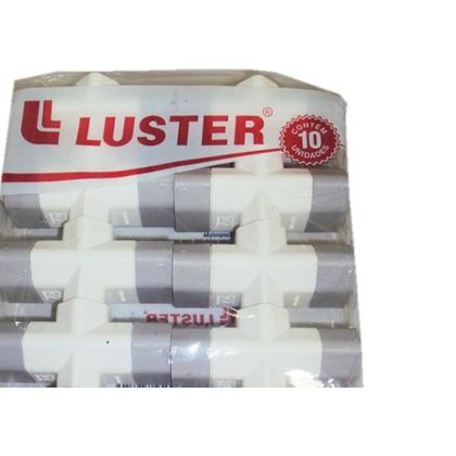 Imagem de Pino 3 Saidas 2 Polos+Terra Luster Branco 2044 - Kit C/10