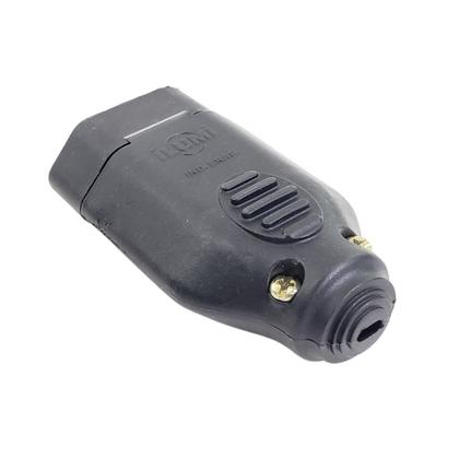 Imagem de Pino Femea 2p+t 10a 250v Preto 1432 - Ilumi