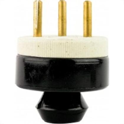 Imagem de Pino Polarizado Lumibras 3X30A Nylon 330 - Kit C/10 Unidades