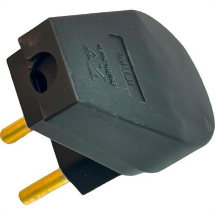 Imagem de Pino Prensa Cabo Ilumi 2 Polos 10A. Gigante Preto - 1414Pct - Kit C/10 Pecas