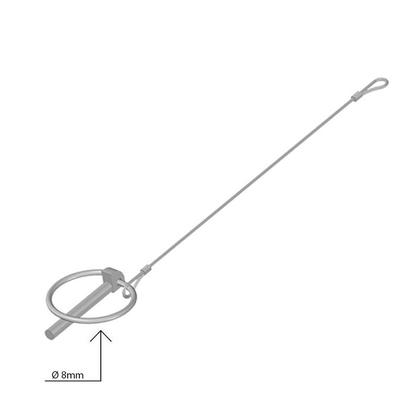 Imagem de Pino Quebra Dedo 8mm Com Cabo De Aço Carreta
