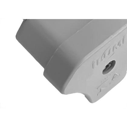 Imagem de Pino Triangulo Ilumi 2 Polos 10A. Cinza - 1427Pct - Kit C/10 Pecas