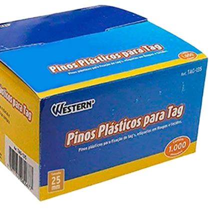 Imagem de Pinos plásticos Etiquetadora TAG 25MM com 2000 Pçs Western