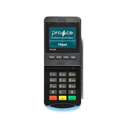 Imagem de Pinpad PPC 930 Gertec USB e Serial Preto Criptografado