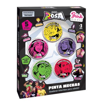 Imagem de Pinta Mechas Dos Rosas Youtubers Infantis Sombra De Cabelo