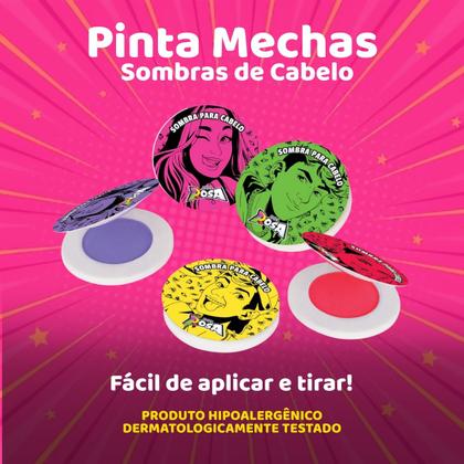 Imagem de Pinta Mechas Dos Rosas Youtubers Infantis Sombra De Cabelo