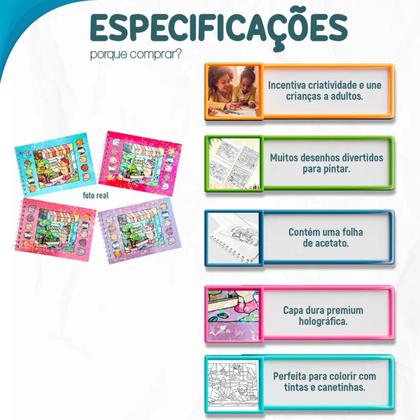 Imagem de Pintar e Relaxar com Livro Bobbie Goods Original 2025