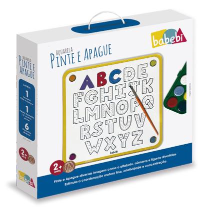 Imagem de Pinte e Apague Aquarela Babebi Brinquedo Infantil Educativo