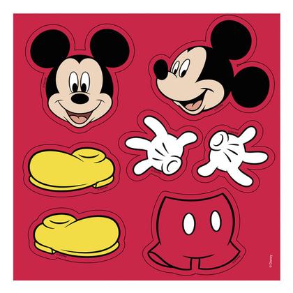 Imagem de Pintura a Dedo Mickey Mouse Infantil Com 18 Peças Dac