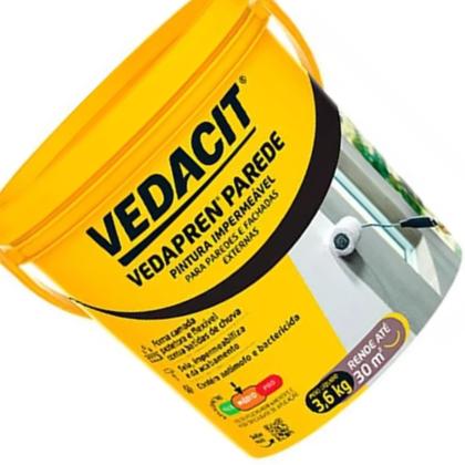 Imagem de Pintura impermeavel parede vedapren 3,6kg vedacit