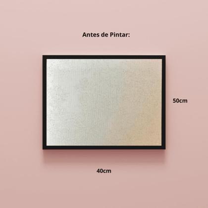 Imagem de Pintura Por Números Arte Terapia 40X50cm Margaridas