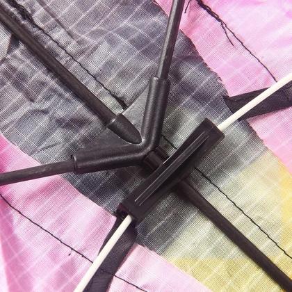 Imagem de Pipa Borboleta De Cristal Vermelha YongJian Com Corda De 100m, Brinquedos Ao Ar Livre Para Crianças