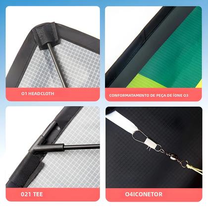 Imagem de Pipa Delta Grande E Fácil De Voar Para Adultos E Crianças Com Corda De 100m YongJian