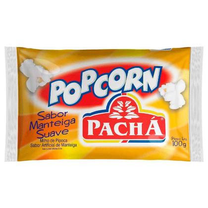 Imagem de Pipoca para Microondas Pop Corn Pachá Sabor Manteiga Suave 100g