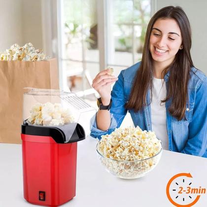 Imagem de Pipoca Sem Oleo: Máquina Eletrica 110v Vermelha