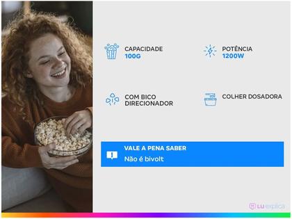 Imagem de Pipoqueira Elétrica Amvox APC 027 1200W