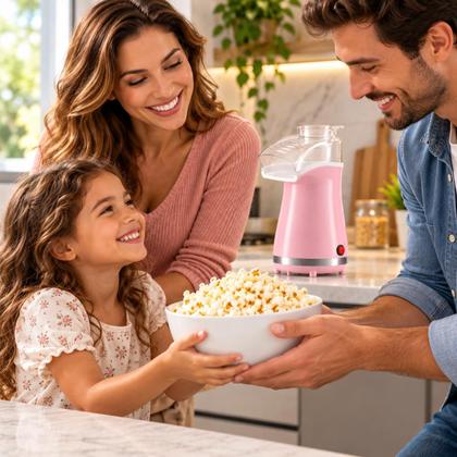 Imagem de Pipoqueira Elétrica Britânia Poplite Inox Rosa 1200w 127v