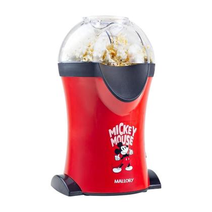 Imagem de Pipoqueira Elétrica Mallory Mickey Mouse Pipocas Sem óleo Vermelha 220V