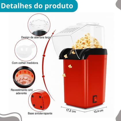 Imagem de Pipoqueira Elétrica Mini Joy 110V, Para Pipocas Rápidas