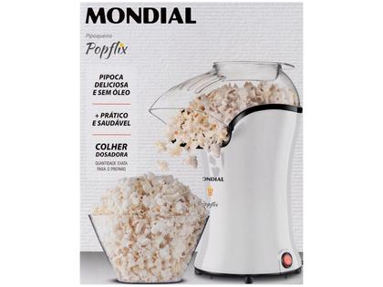 Imagem de Pipoqueira Elétrica Popflix PP-04 220V, Branco, MONDIAL  MONDIAL