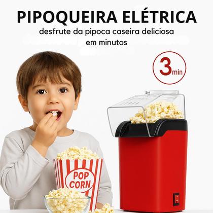 Imagem de Pipoqueira Elétrica Saudável, Pipocas Perfeitas 1200W 110V