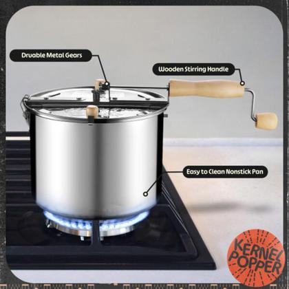 Imagem de Pipoqueira Great Northern Original 6L - Aço Inoxidável