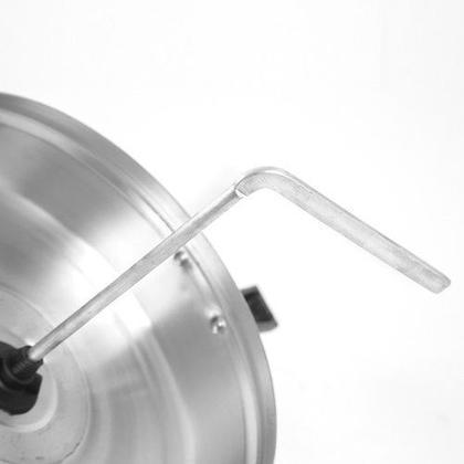 Imagem de Pipoqueira Panela De Alumínio Polido 5 Litros Luxo Nº 22 Pipoca Salgada E Doce