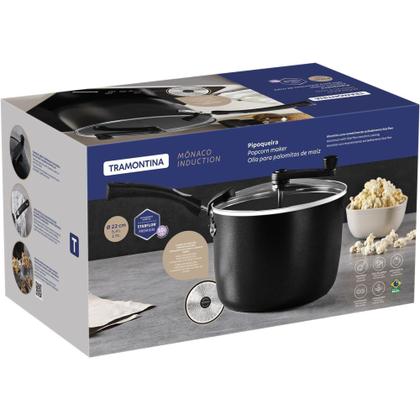 Imagem de Pipoqueira Tramontina Indução Monaco 22cm 5,4L Preto