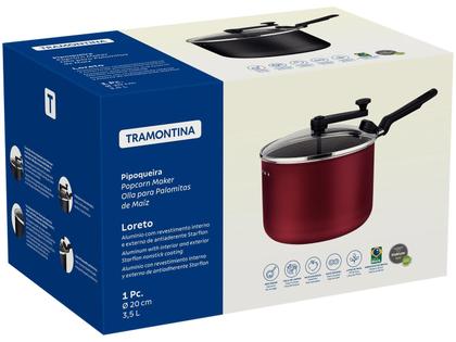 Imagem de Pipoqueira Tramontina Loreto Alumínio Starflon Max 20cm 3,5L