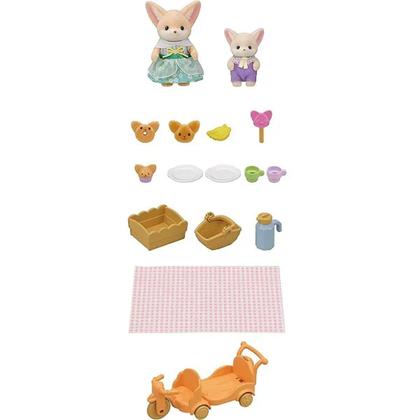 Imagem de Piquenique Ensolarado Irmã E Bebê Raposas Sylvanian Families 5698