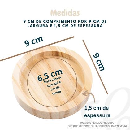 Imagem de Pires Avulso para Xicara de Café Transparente