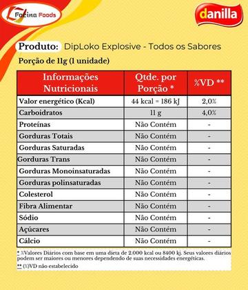 Imagem de Pirulito Dip Loko c/ Pozinho que Explode na Boca Sabor Amora