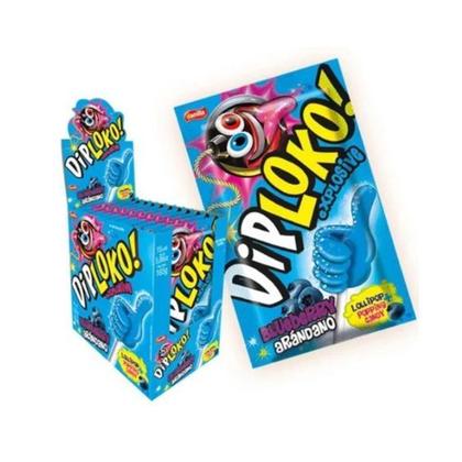 Imagem de Pirulito Dip Loko c/ Pozinho que Explode na Boca Sabor Amora